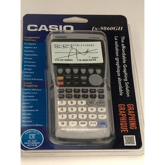 Casio fx-9860GFII Graphing Calculator - Picture 4 of 4